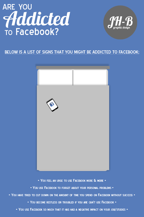 Facebook Addict JH-B Graphic Design